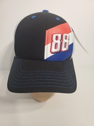 Alex Bowman Adult R/W/B Zoom Hat Hat, Licensed, NASCAR Cup Series