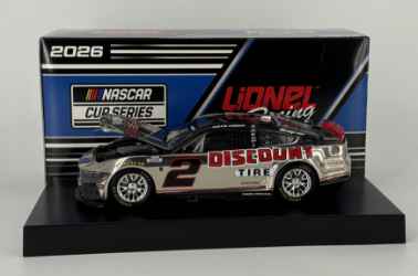 Austin Cindric 2026 Discount Tire 1:24 Color Chrome Nascar Diecast Austin Cindric, Nascar Diecast, 2025 Nascar Diecast, 1:24 Scale Diecast