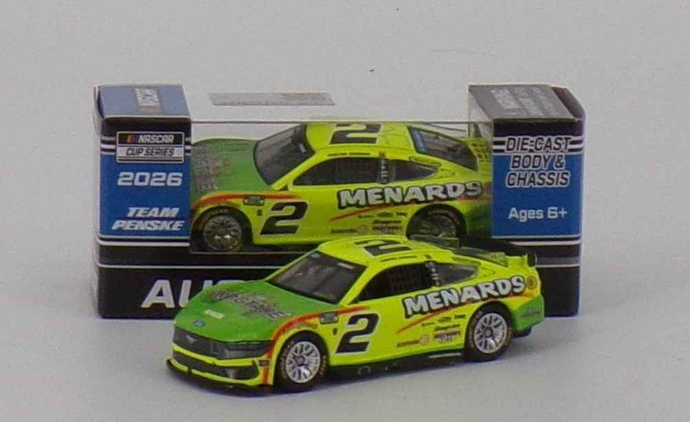 Austin Cindric 2026 Menards / Frogtape 1:64 Nascar Diecast