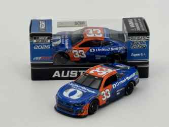 Austin Hill 2026 United Rentals 1:64 Nascar Diecast Austin Hill, Nascar Diecast, 2026 Nascar Diecast, 1:64 Scale Diecast,