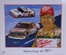 Autographed Bobby Allison 1988 "Daytona Sweep, '88"  Sam Bass Poster 20" X 24" W/ Nascar Numbered Hologram - SB-BA1988002-AUT-POS011B