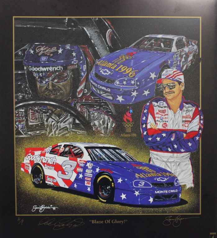 Autographed Dale Earnhardt 1996 