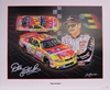 Autographed Dale Earnhardt "Maxd Out" Original 2000 Sam Bass 27" X 32" Print w/ COA Sam Bass, Intimidator, Earnhardt Sr., 1987, Monster Energy Cup Series, Winston Cup,Poster, The Count of Monte Carlo, Chanpion, Ralph