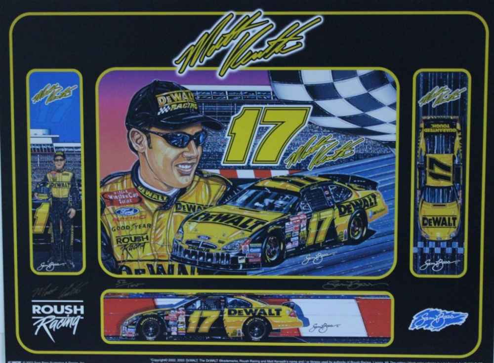 Matt Kenseth Autographed 2003 Bayer #17 Team Caliber 1/24 Matt Kenseth Autographed 2003 Bayer #17 Team Caliber 1/24