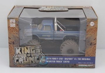 Bigfoot #1: The Original Monster Truck - 1974 Ford F-250 1:43 Kings of Crunch Series 4 Bigfoot, Monster Truck, 1:43 Scale, Kings of Crunch