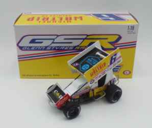 Bill Rose Racing/ Michael Waltrip Brewing Co. 2024  #6 1:18 Sprint Car Diecast Bill Rose, sprint diecast, diecast collectibles, dirt racing, sprint car, diecast cars, die-cast, racing collectibles, 