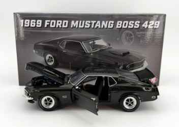 Black Jade 1969 Ford Mustand Boss 429 1:18 Diecast Black Jade 1969 Ford Mustand Boss 429 1:18 Diecast, ACME, diecast collectibles, dirt racing, sprint car, diecast cars, midget