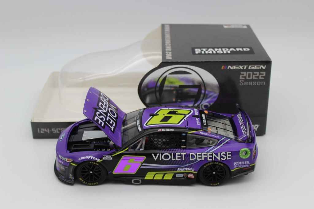 Brad Keselowski 2022 Violet Defense 1:24 Elite Nascar Diecast