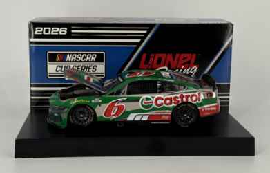 Brad Keselowski 2026 Castrol Tribute 1:24 Color Chrome Nascar Diecast - FOIL NUMBER DIECAST Brad Keselowski, Nascar Diecast, 2026  Nascar Diecast, 1:24 Scale Diecast
