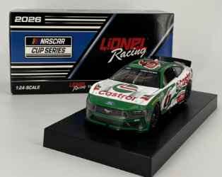 Brad Keselowski Autographed 2026 Castrol Tribute 1:24 Nascar Diecast - FOIL NUMBER DIECAST Brad Keselowski , Nascar Diecast, 2026 Nascar Diecast, 1:24 Scale Diecast, Autographed