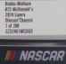 Bubba Wallace 2024 McDonald's 1:64 Nascar Diecast Chassis - C232461MCDDX