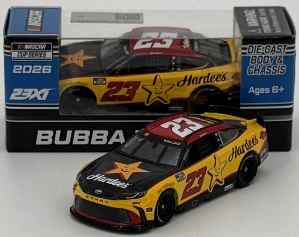 Bubba Wallace 2026 Hardee's 1:64 Nascar Diecast Bubba Wallace, Nascar Diecast, 2026 Nascar Diecast, 1:64 Scale Diecast,