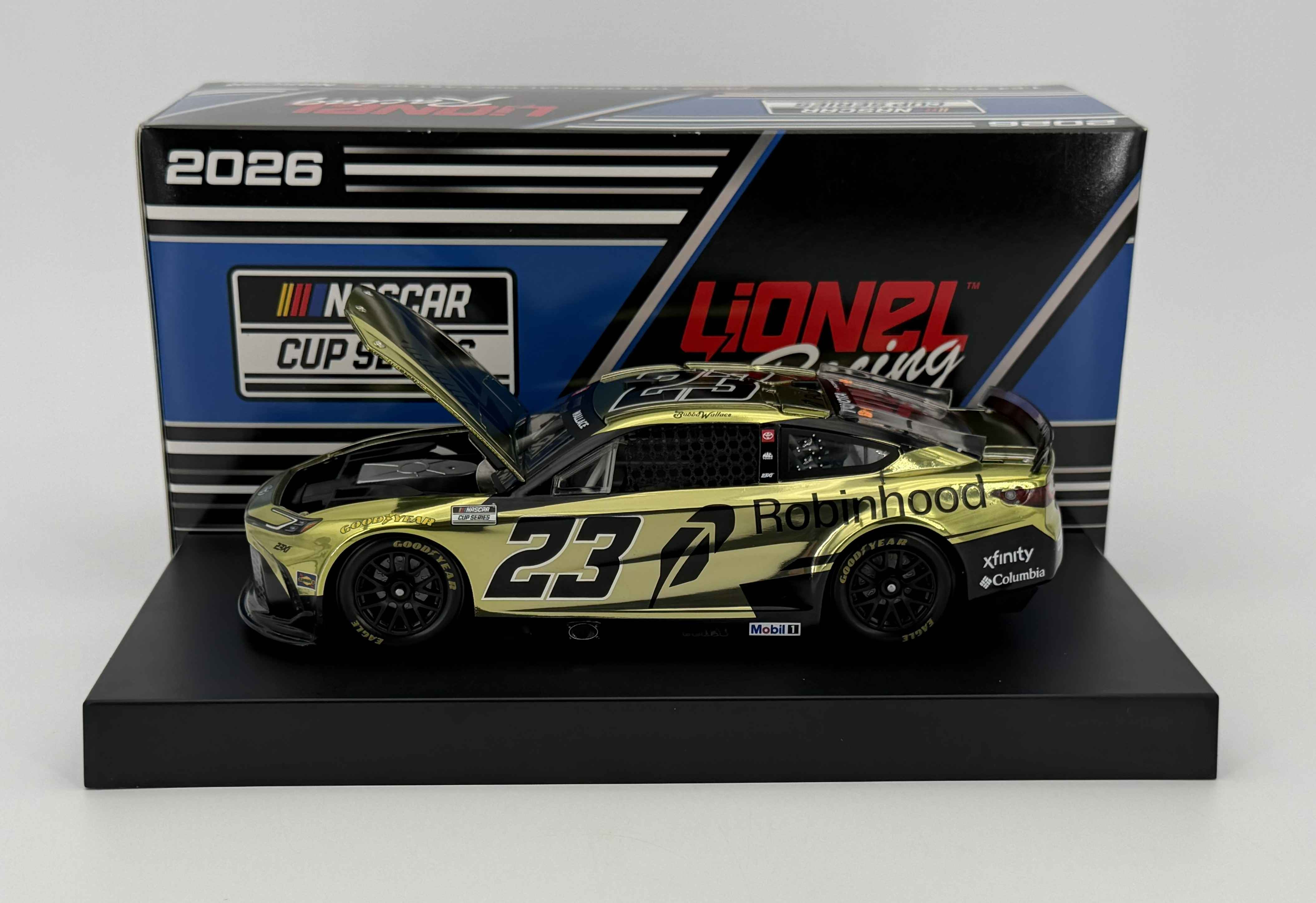 Bubba Wallace 2026 Robinhood 1:24 Color Chrome Nascar Diecast