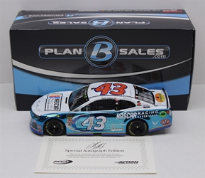 Bubba Wallace Autographed 2018 NASCAR Racing Experience 1:24 Color Chrome Nascar Diecast Bubba Wallace Nascar Diecast,2018 Nascar Diecast,1:24 Scale Diecast, pre order diecast, 2018 Richard Petty Motorsports