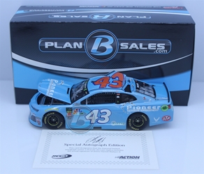 Bubba Wallace Autographed 2018 Pioneer Records Management 1:24 Flashcoat Color Nascar Diecast Bubba Wallace Nascar Diecast,2018 Nascar Diecast,1:24 Scale Diecast,pre order diecast, 2018 Richard Petty Motorsports