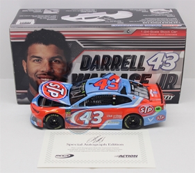Bubba Wallace Autographed 2018 STP 1:24 Flashcoat Color Nascar Diecast Bubba Wallace Nascar Diecast,2018 Nascar Diecast,1:24 Scale Diecast, pre order diecast, 2018 Richard Petty Motorsports