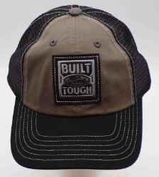 Built Ford Tough Black & Brown Trucker Adult Hat Hat, Licensed
