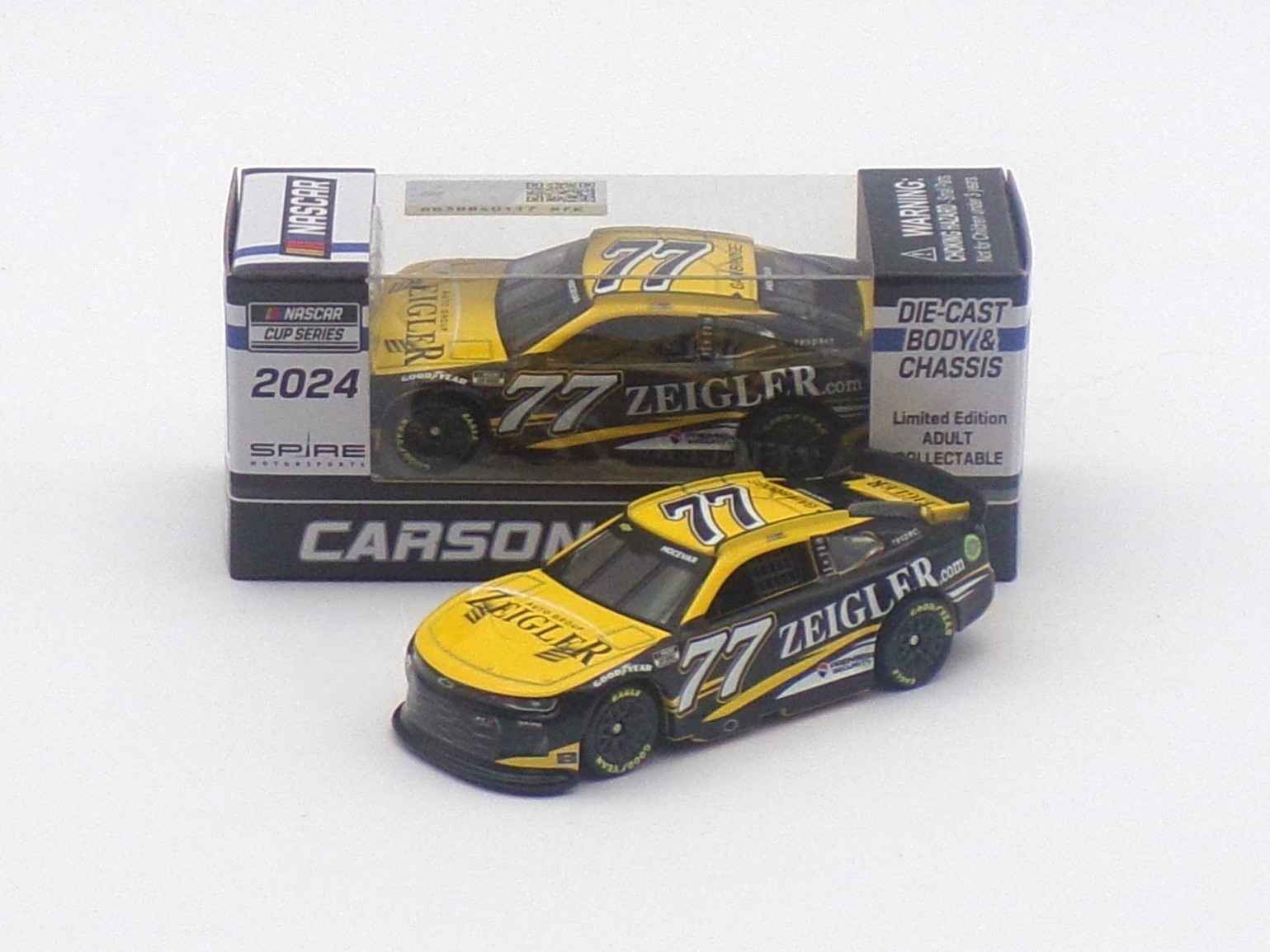 Carson Hocevar 2024 Zeigler Auto Group 1:64 Nascar Diecast Chassis