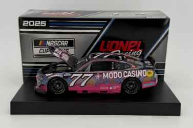 Carson Hocevar 2025 Modo Casino 1:24 Color Chrome Nascar Diecast Carson Hocevar, Nascar Diecast, 2025 Nascar Diecast, 1:24 Scale Diecast
