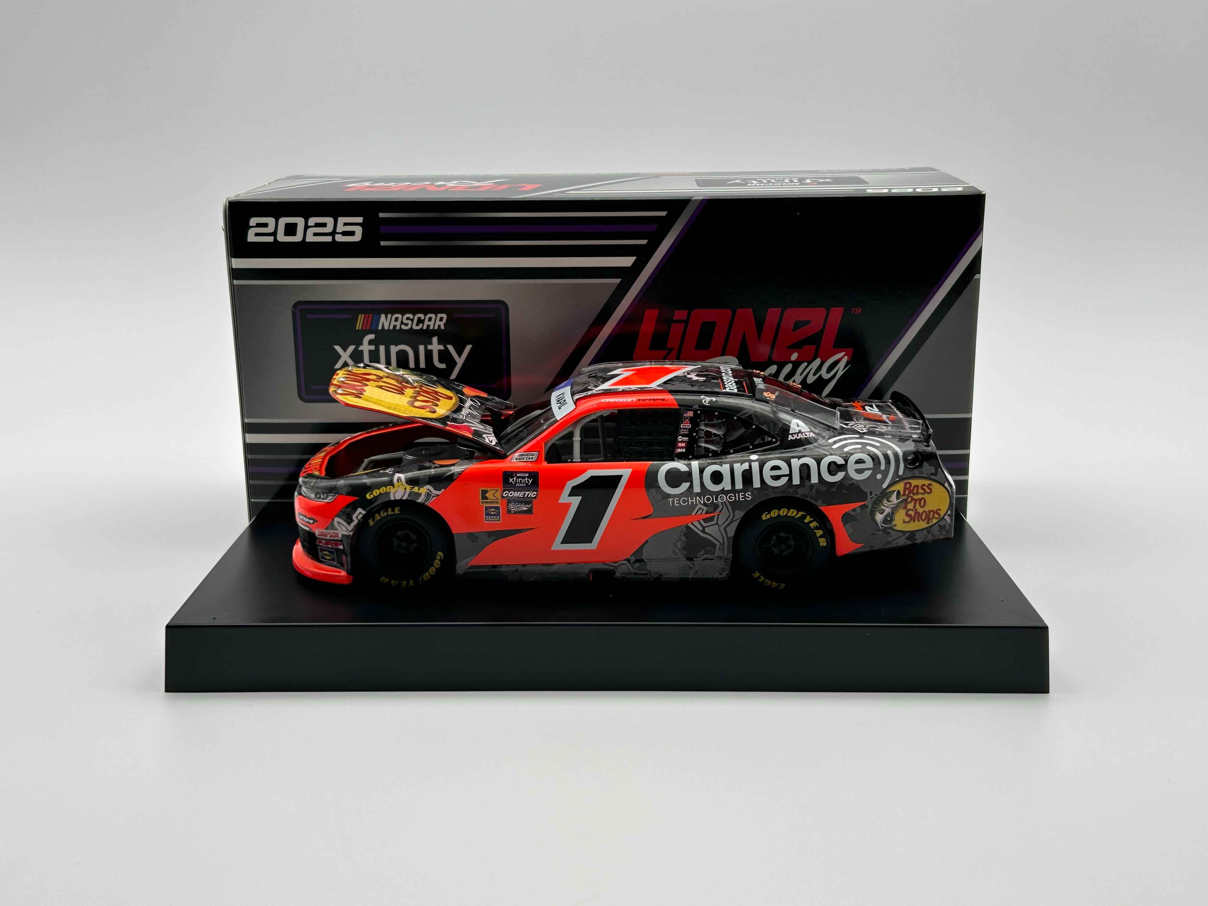 Carson Kvapil 2025 Bass Pro Shops 1:24 Nascar Diecast
