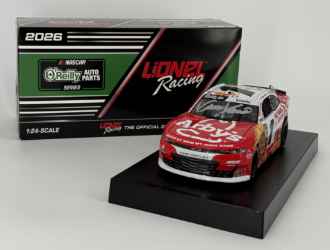 Carson Kvapil Autographed 2026 Arbys 1:24 OReilly Auto Parts Series Carson Kvapil, Nascar Diecast, 2026 Nascar Diecast, 1:24 Scale Diecast