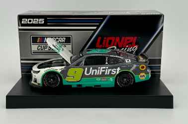 Chase Elliott 2025 Unifirst Throwback 1:24 Nascar Diecast Chase Elliott, Nascar Diecast, 2025 Nascar Diecast, 1:24 Scale Diecast