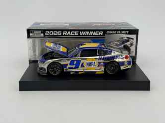 Chase Elliott 2026 Napa Duel 2 Daytona 2/12/26 Race Win1:24 Color Chrome Nascar Diecast - FOIL NUMBER CAR Chase Elliott, Nascar Diecast, 2026 Nascar Diecast, 1:24 Scale Diecast