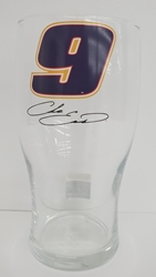 Chase Elliott Name & Number Decal Pint Glass Chase Elliott Name & Number Decal Pint Glass