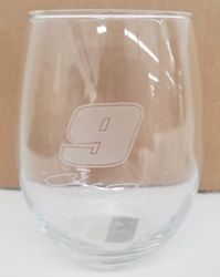 Chase Elliott Name & Number Etched Glass Tumbler Chase Elliott Name & Number Etched Glass Tumbler