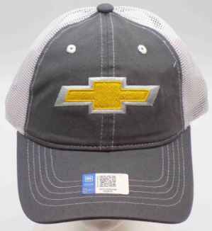 Chevrolet Gray & Yellow Trucker Adult Hat Hat, Licensed
