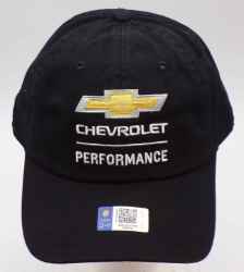 Chevrolet Performance Black 100% Cotton Adult Hat Hat, Licensed