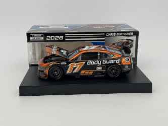 Chris Buescher 2026 Body Guard Tribute 1:24 Color Chrome Nascar Diecast - FOIL NUMBER DIECAST Chris Buescher, Nascar Diecast, 2026  Nascar Diecast, 1:24 Scale Diecast