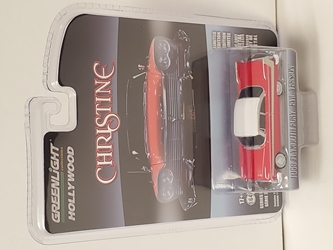 Christine (1983) 1:64 1958 Plymouth Fury (Evil Version w/ Blacked Out Windows) Solid Pack Christine, Movie Diecast, 1:64 Scale