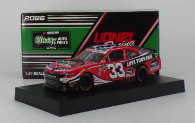 Cleetus McFarland 2026 Tommys Express Car Wash 1:24 OReilly Auto Parts Series Cleetus McFarland, Nascar Diecast,2026 Nascar Diecast,1:24 Scale Diecast, pre order diecast
