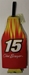 Clint Bowyer # 15 Red and Yellow With Bottle Opener Bottle Koozie - C15-BC-N-CB-MO