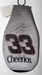 Clint Bowyer # 33 Grey RCR Cheerios Bottle Koozie - C33-BC-N-CHCB-MO