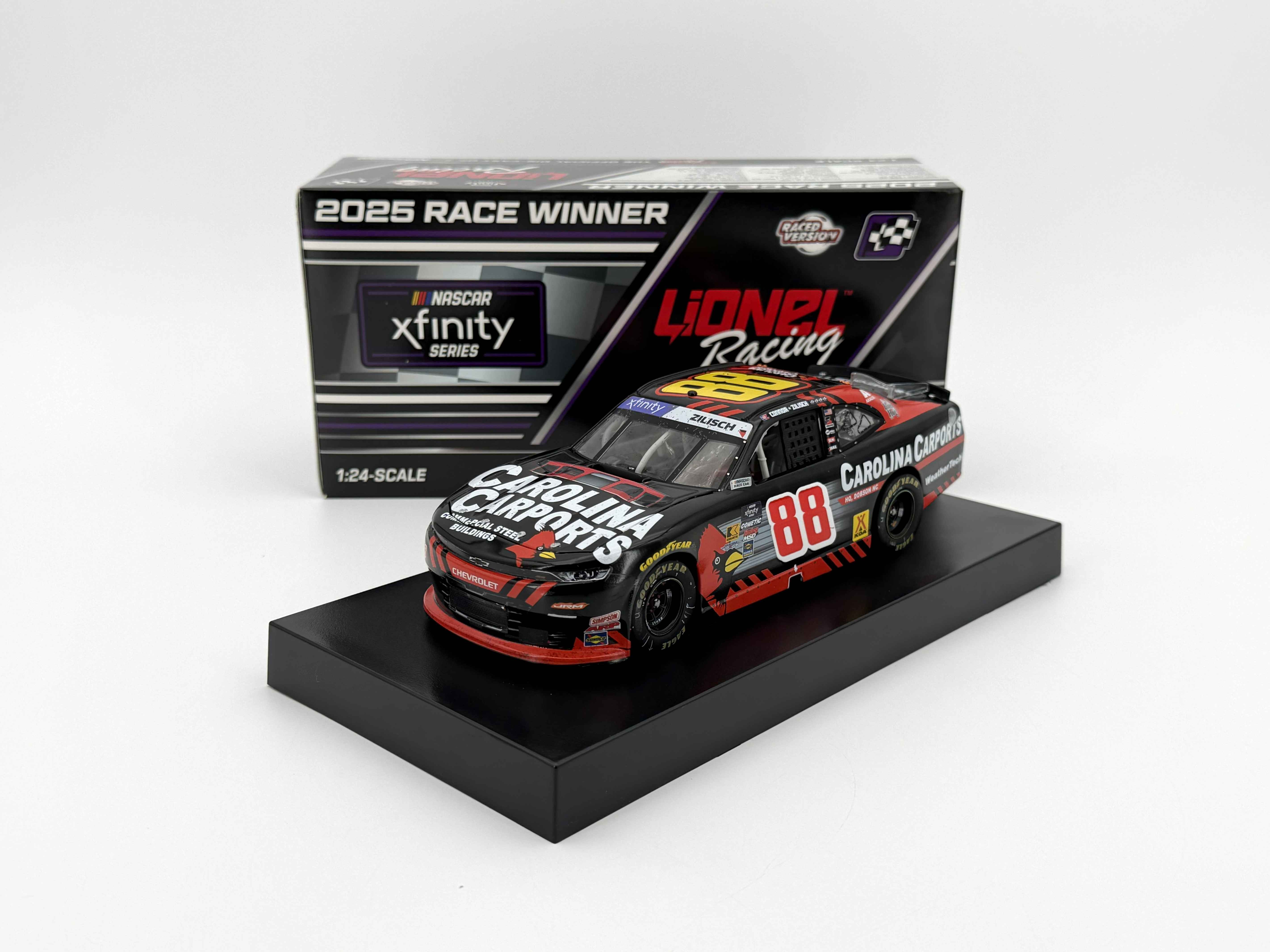 Connor Zilisch 2025 Carolina Carports Dover 7/19/25 Race Win 1:24