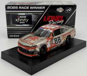 Connor Zilisch 2025 Registix Watkins Glen 8/9/25 Race Win 1:24 Color Chrome Nascar Diecast - Xfinity Series Connor Zilisch, Nascar Diecast, 2025 Nascar Diecast, 1:24 Scale Diecast