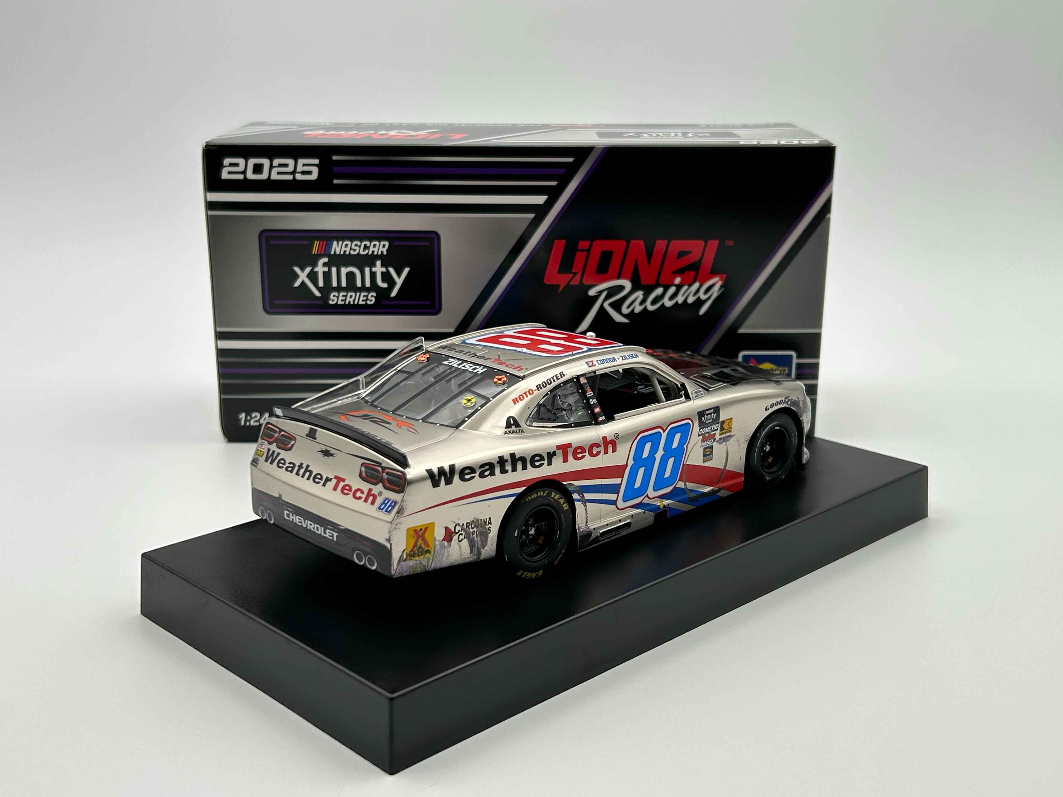 Connor Zilisch 2025 WeatherTech 3/1 COTA Race Win 1:24 Color Chrome ...