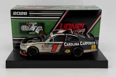 Connor Zilisch 2026 Carolina Carports 1:24 Color Chrome Xfinity Diecast Connor Zilisch, Nascar Diecast, 2026 Nascar Diecast, 1:24 Scale Diecast