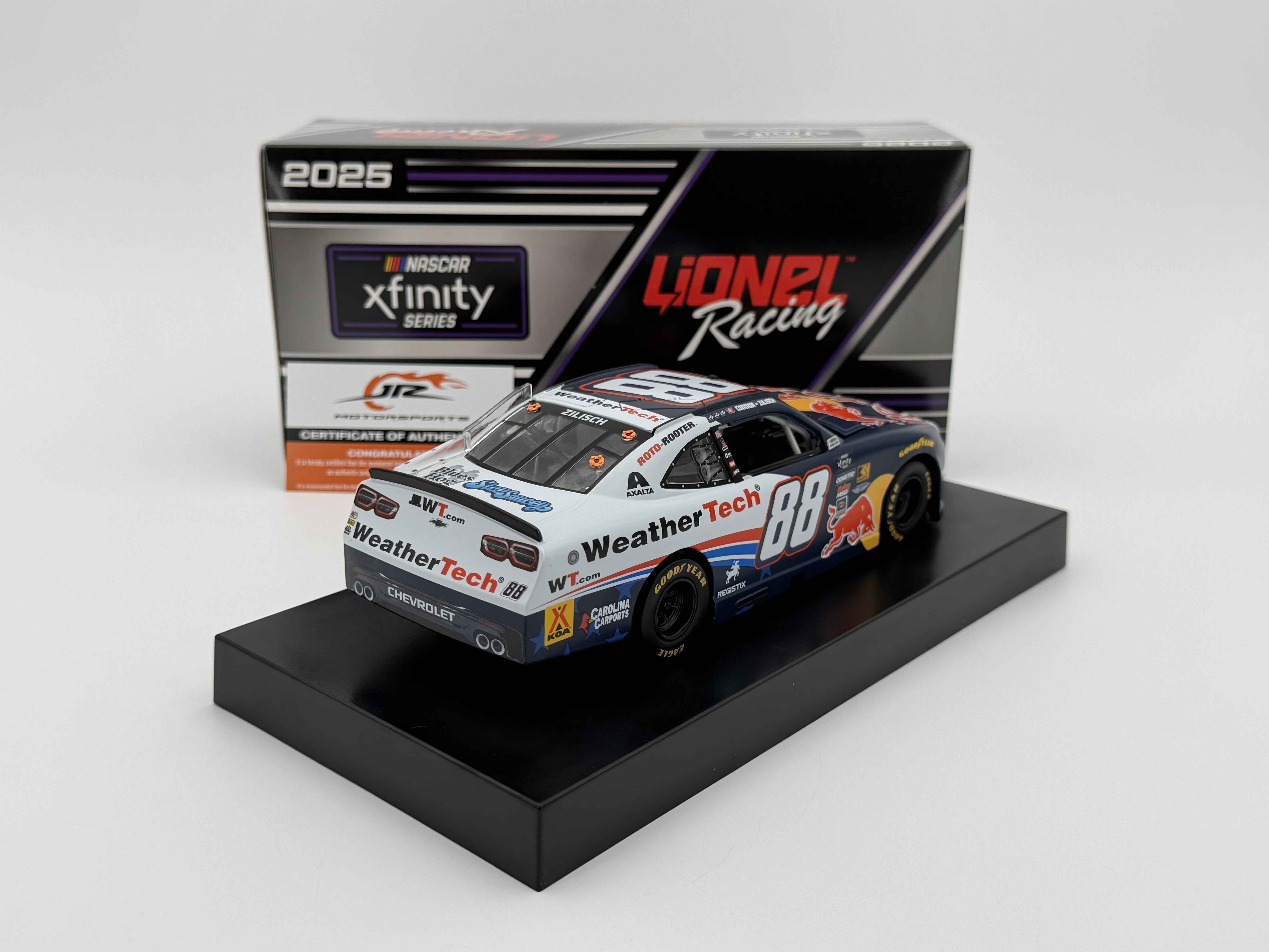Connor Zilisch Autographed 2025 Weathertech/Red Bull 1:24 Nascar