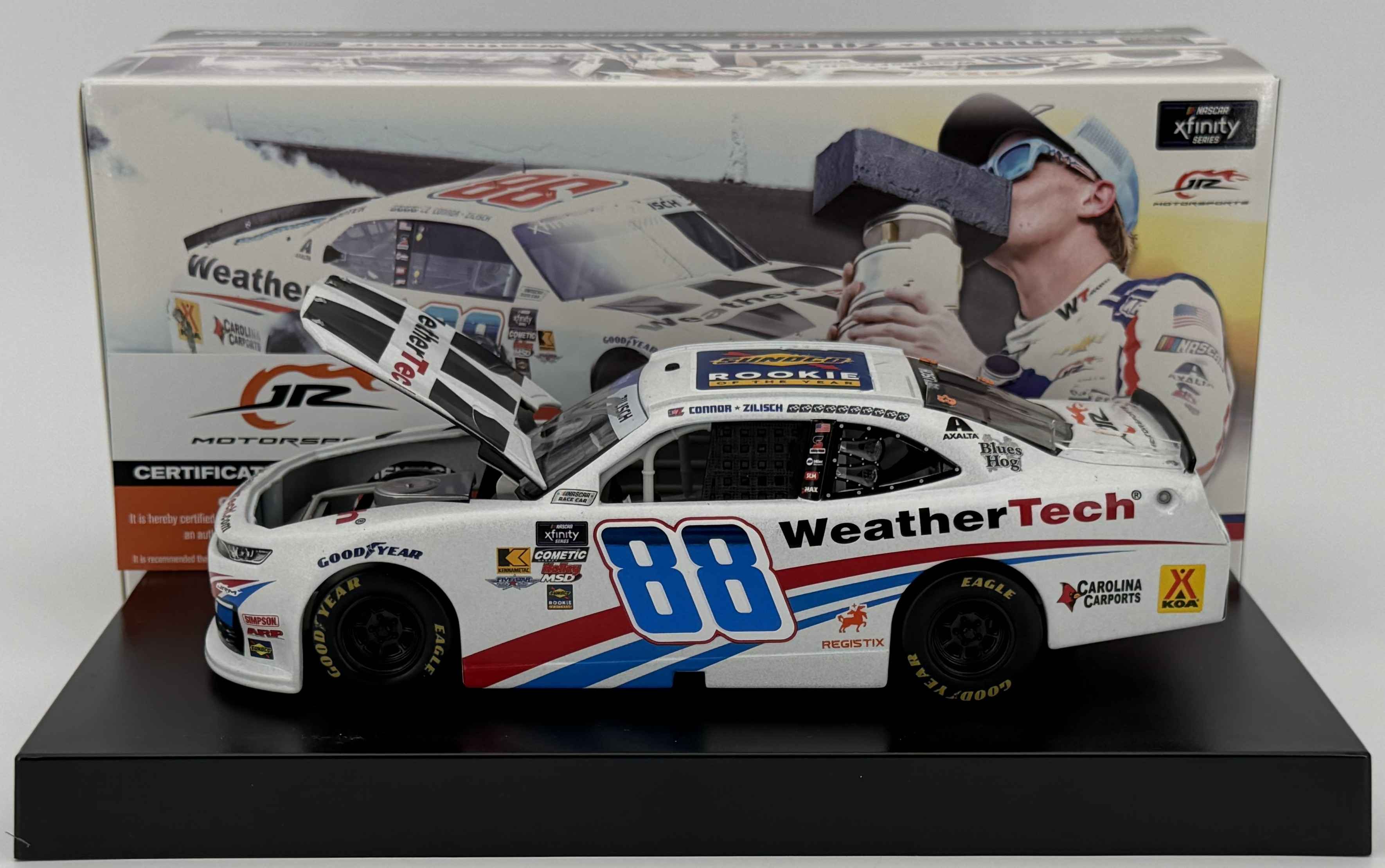 Connor Zilisch Autographed 2025 Weathertech Rookie of the Year 1:24 ...
