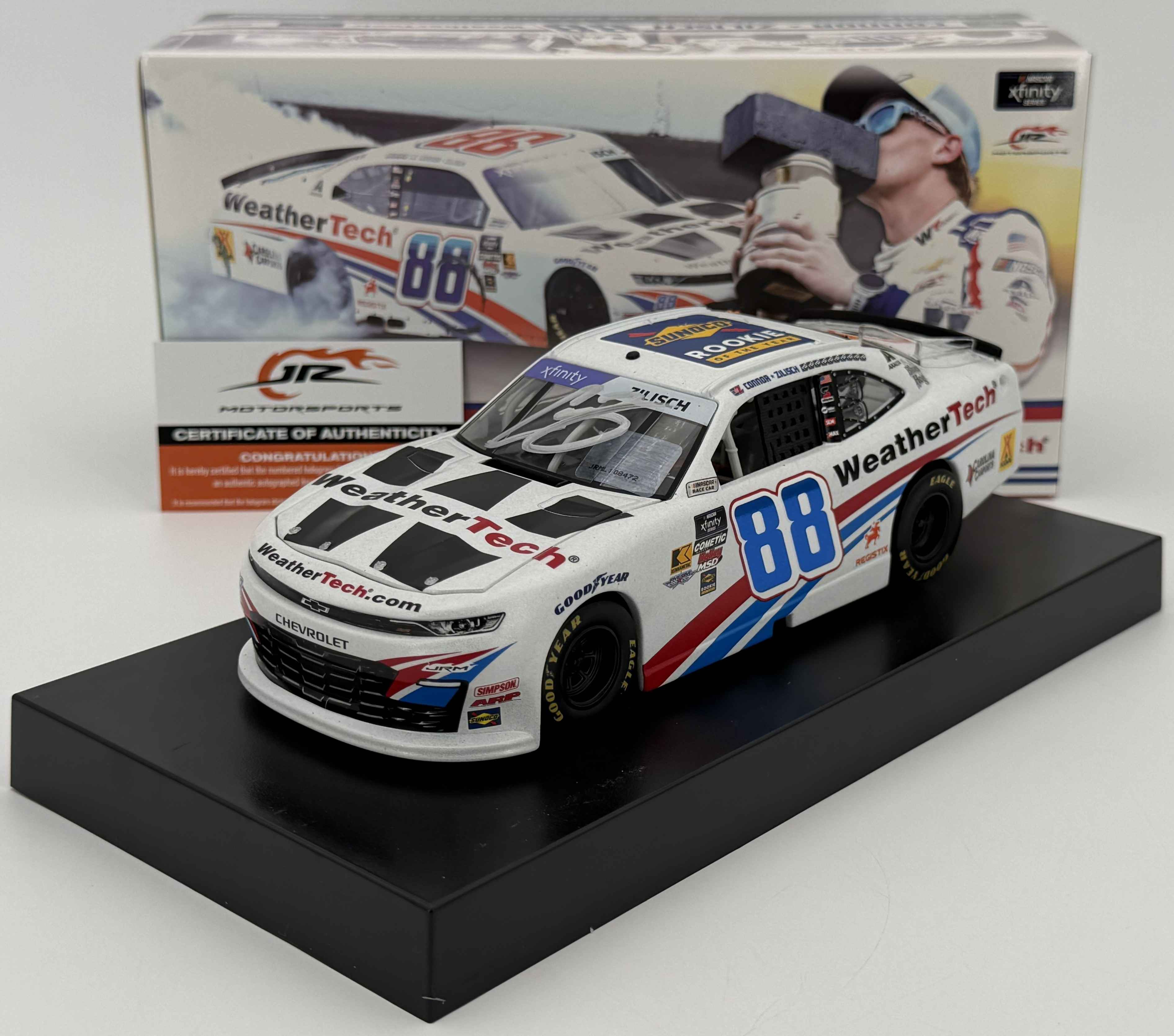 Connor Zilisch Autographed 2025 Weathertech Rookie of the Year 1