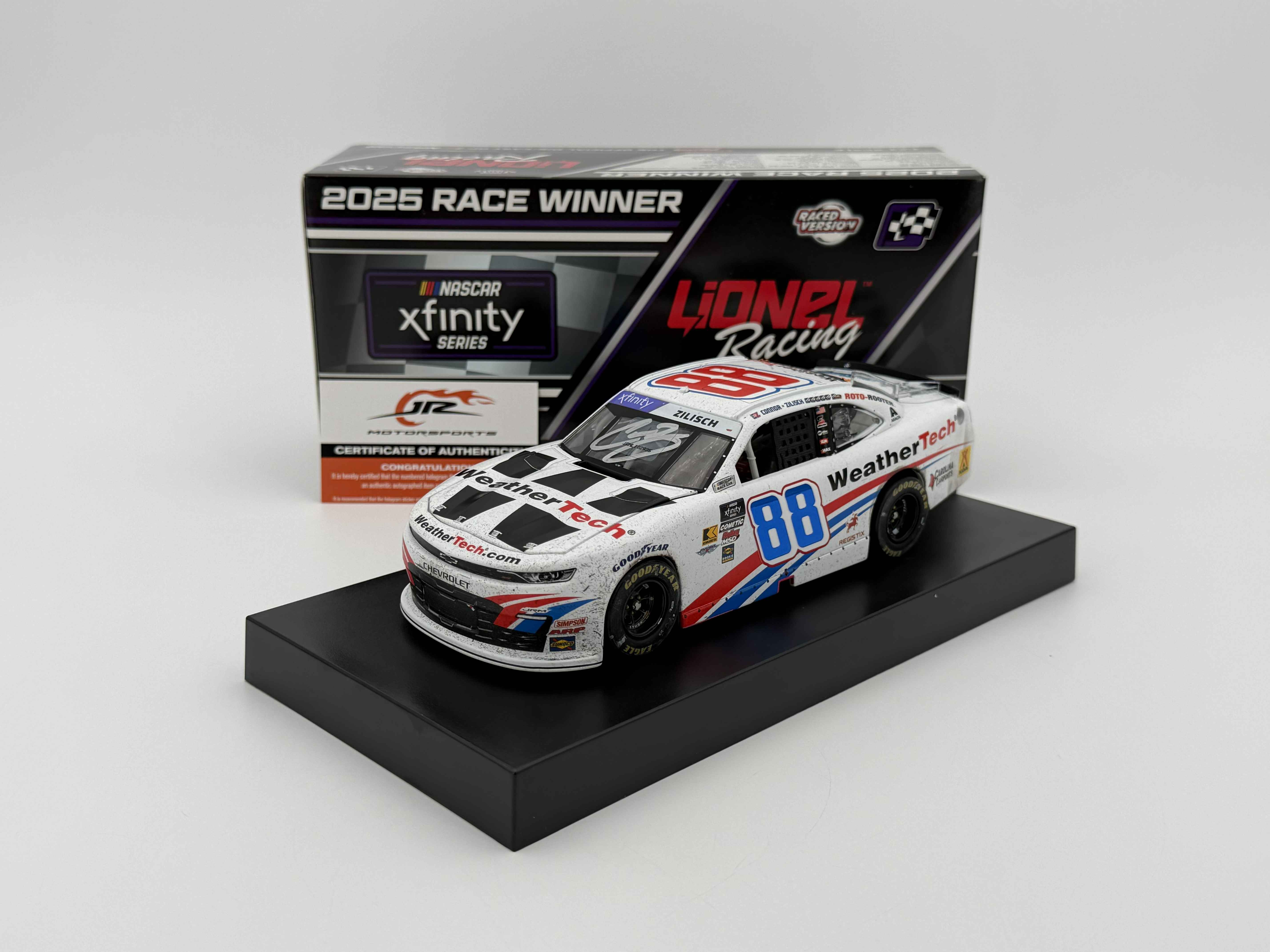 Connor Zilisch Dual Autograph 2025 Weathertech Indianapolis 7/26