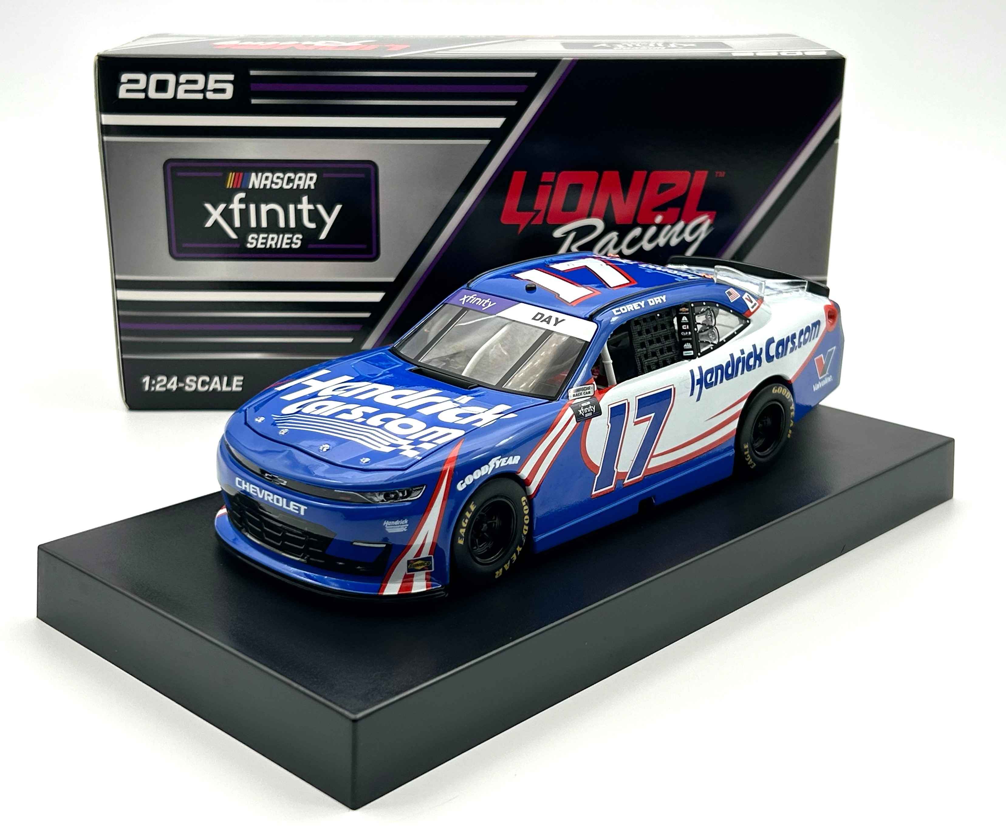 Corey Day 2025 Hendrickcars.com 1:24 Nascar Diecast