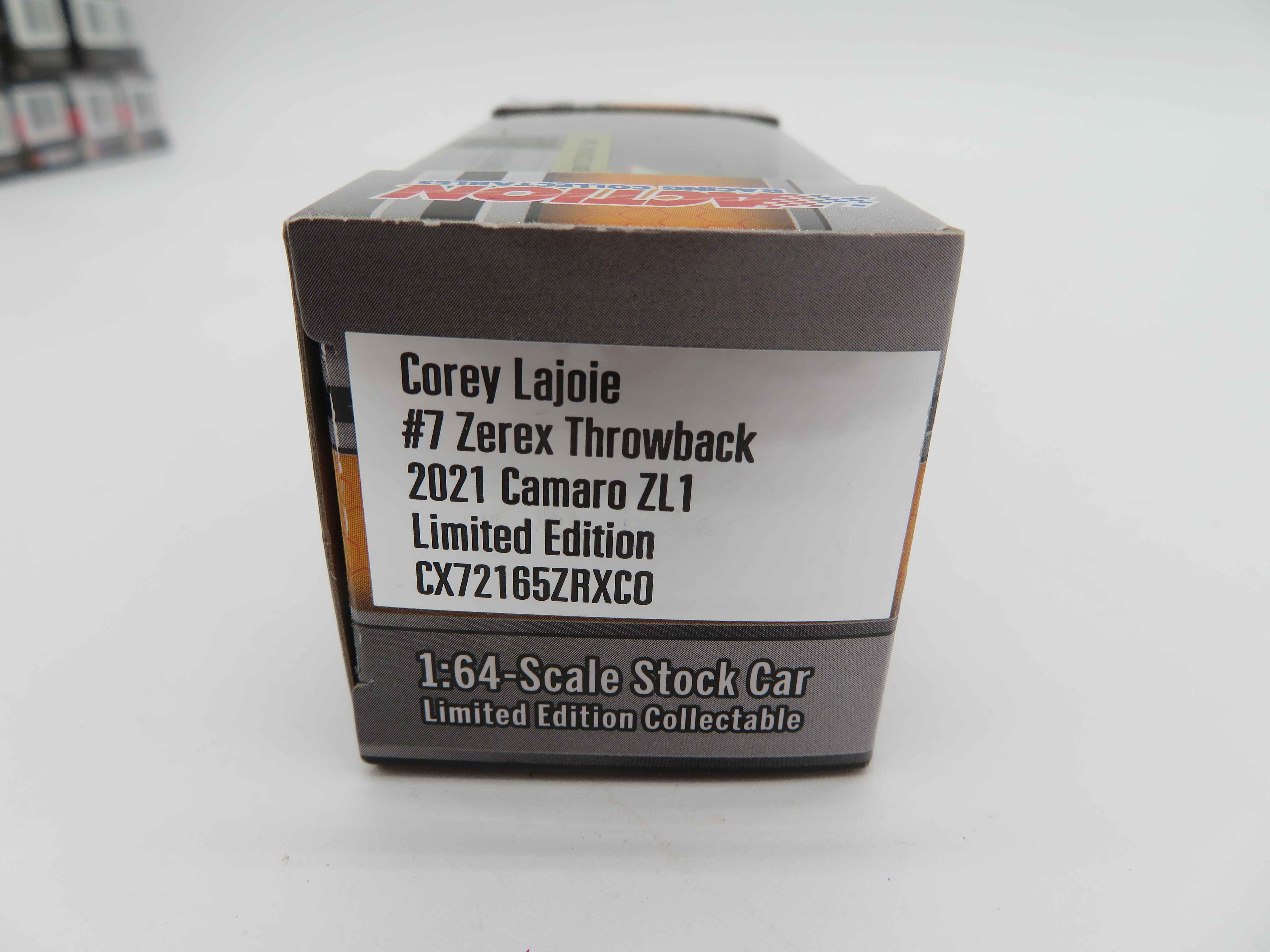Modellino NASCAR Corey LaJoie 2021 #7 Chevrolet Camaro ZL1 1/64 Lionel - Nuovo In Scatola Camaro Heuer
