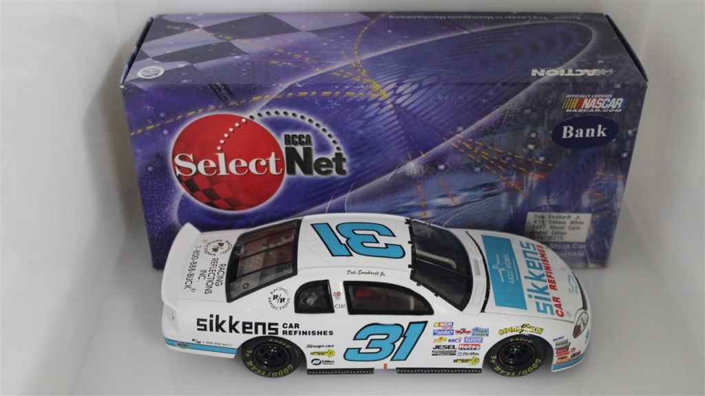 Dale Earnhardt Jr 1997 #31 Sikkens White Bank 1:24 RCCA Select Net