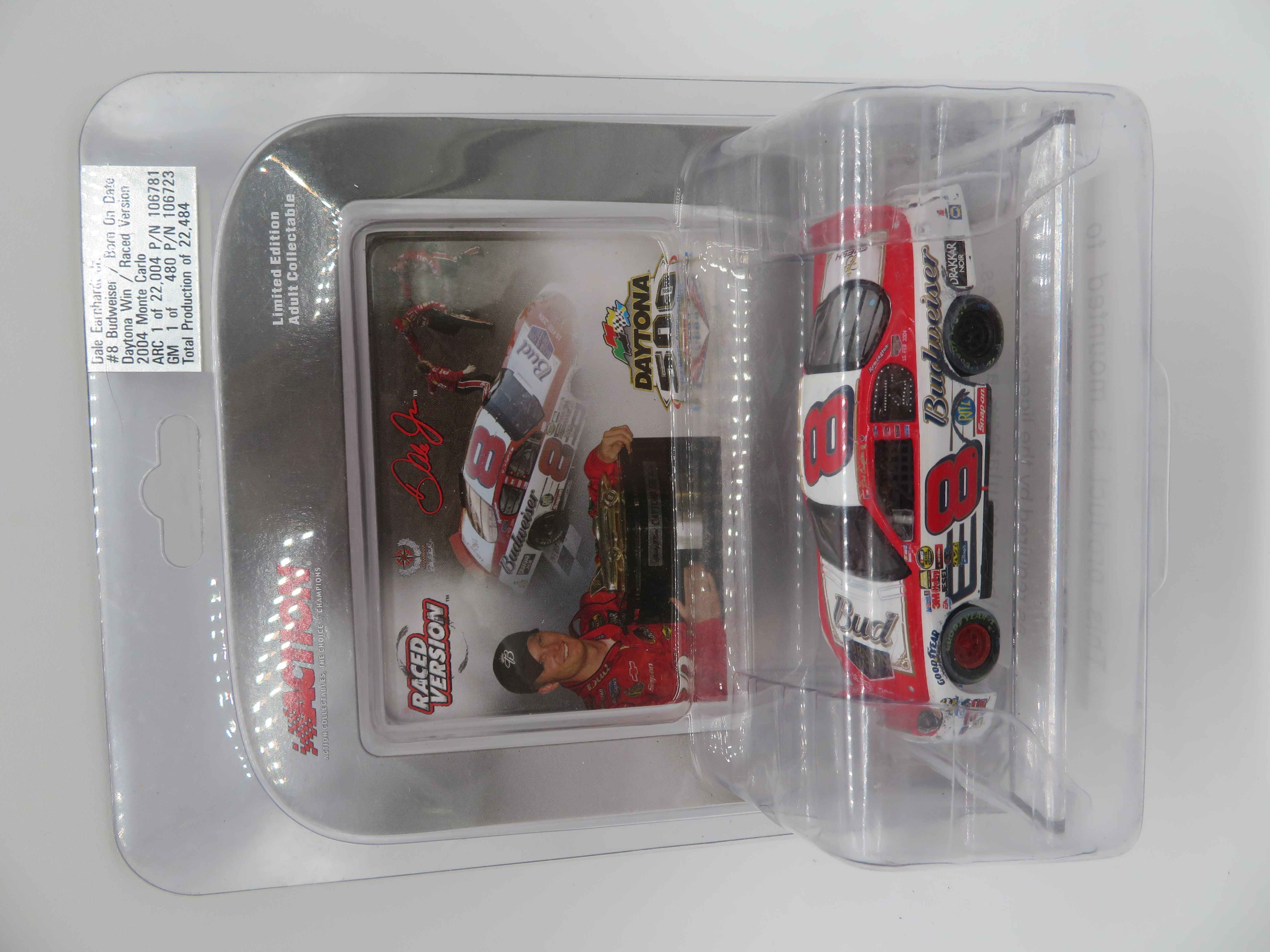 Dale Earnhardt Jr 2004 udweiser Born On Date Daytona 500 Raced Win