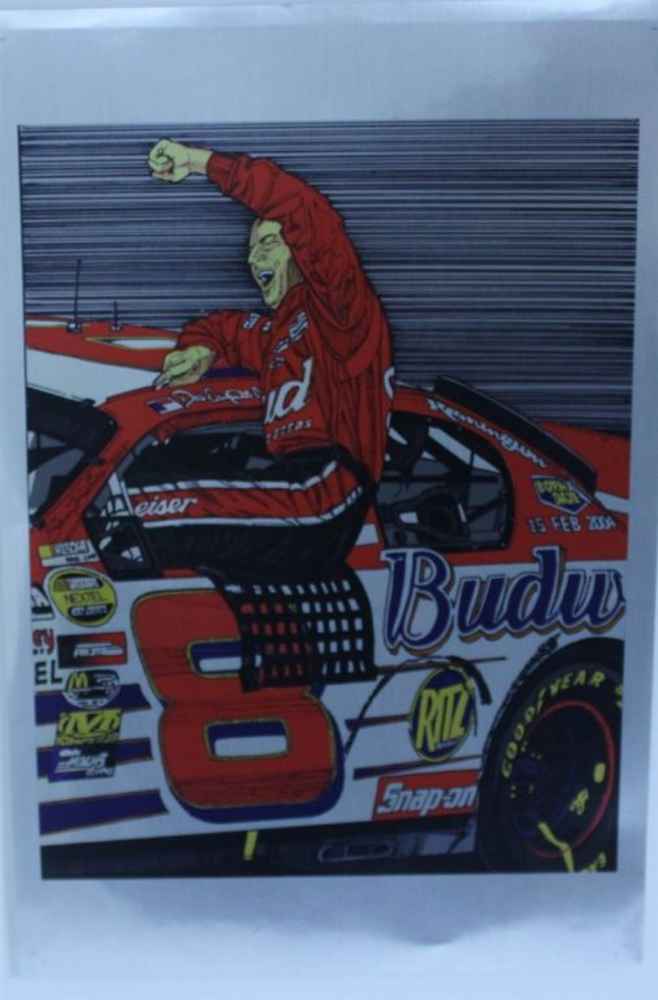 Dale Jr. Sticker Dale Earnhardt Jr #8 Stickers 17