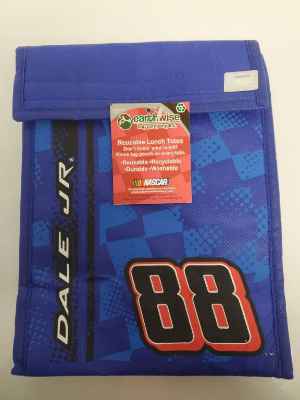 Dale Earnhardt Jr #88 Reusable Insulated Lunch Blue Tote Tote, diecast collectibles, nascar collectibles, nascar apparel, diecast cars, die-cast, racing collectibles, nascar die cast, lionel nascar, lionel diecast, action diecast,racing collectibles, historical diecast,cooler